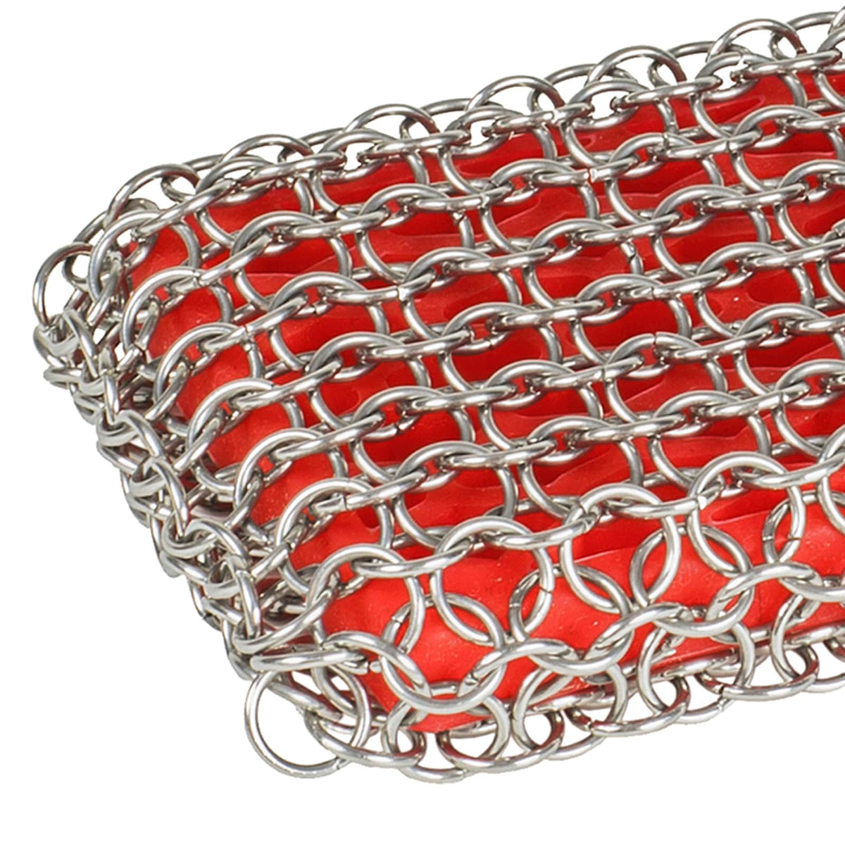 Lodge Chainmail Scrubbing Pad Red