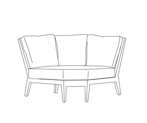 Ratana Lucia Sectional Wedge Corner