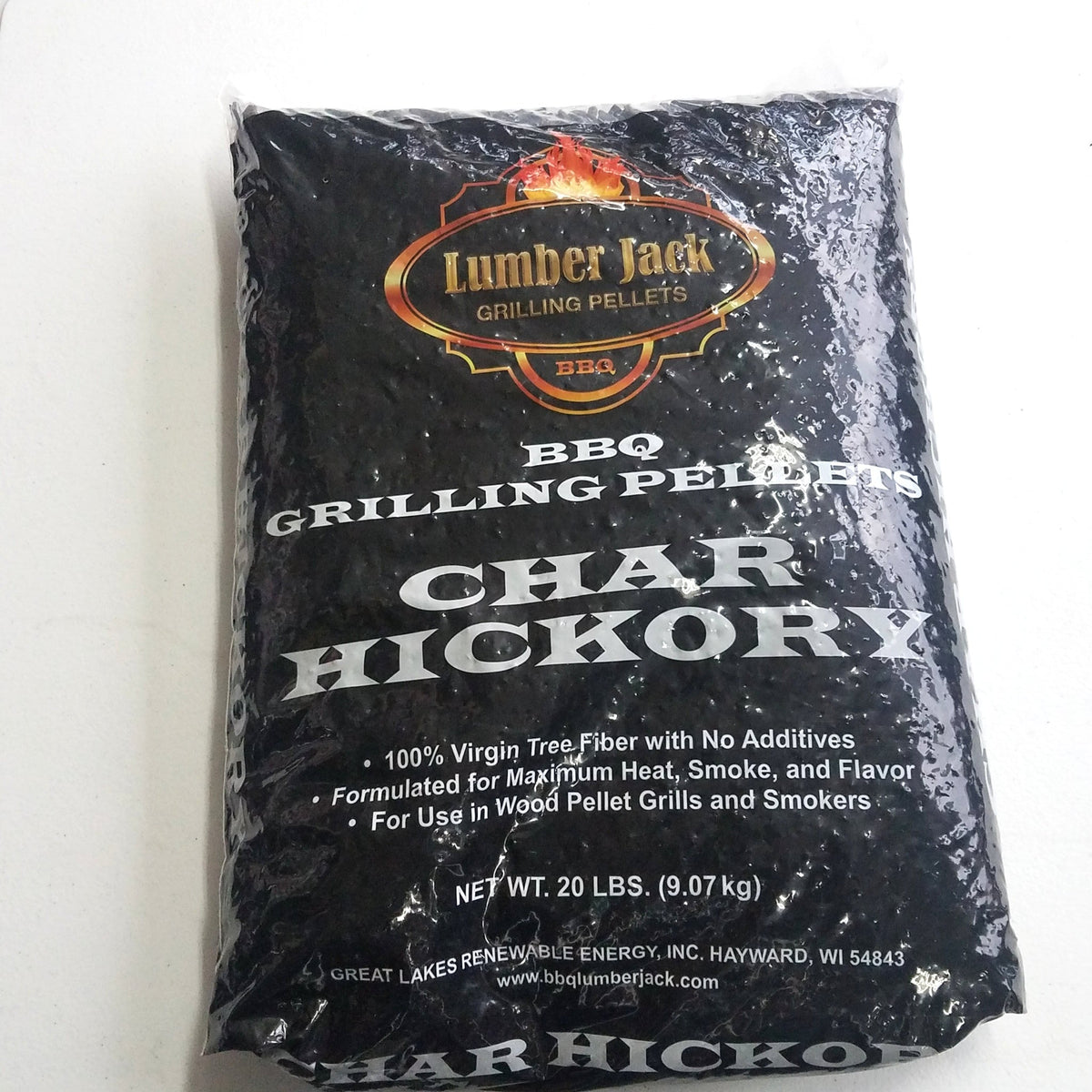 Lumberjack Char Hickory BBQ Pellets 20lb