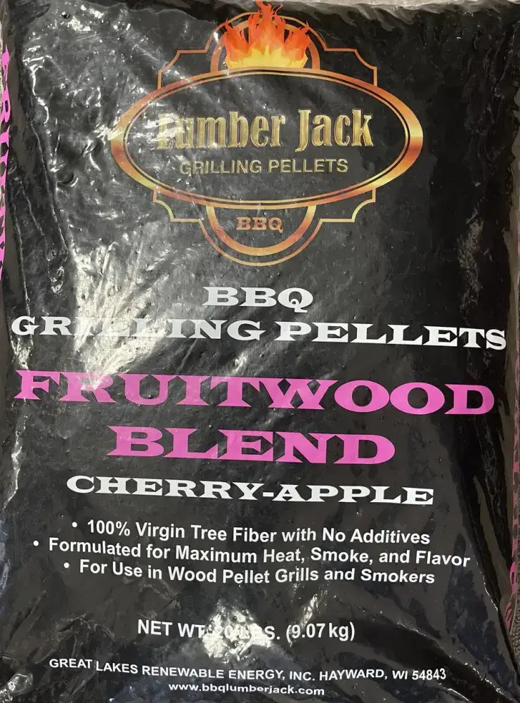 Lumberjack Fruitwood Blend BBQ Pellets 20lb