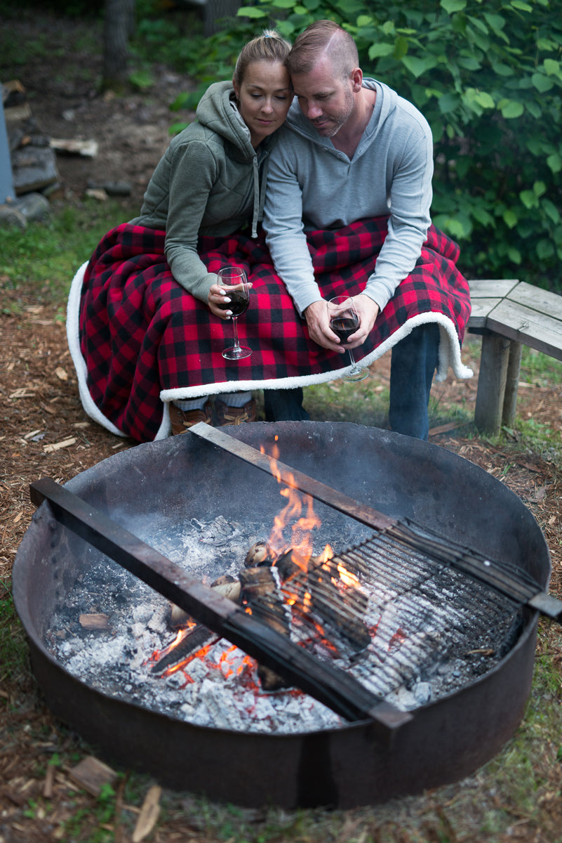 Kuma Lumberjack Sherpa Throw 60 x 70
