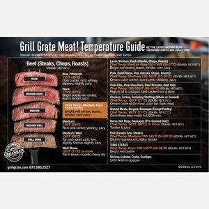 GrillGrate Meat Temperature Guide Magnet
