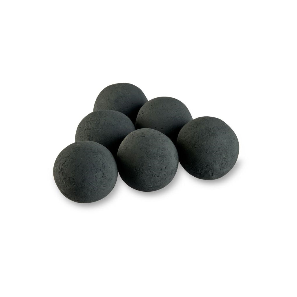 Lite Stone Fire Balls 4" Set of 6