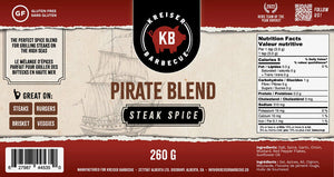 Kreiser BBQ Pirate Blend Steak Spice 260g