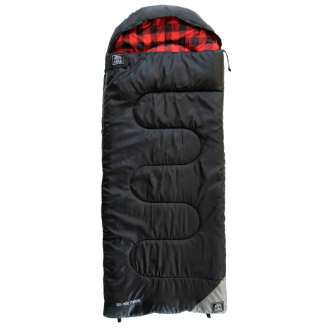 Kuma Mini Tonquin Sleeping Bag - Black/Red