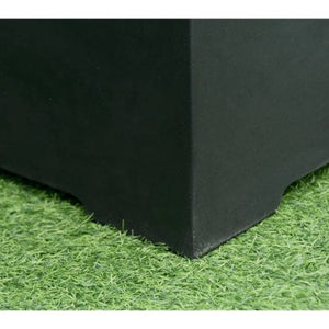 Modeno square propane tank cover black detail