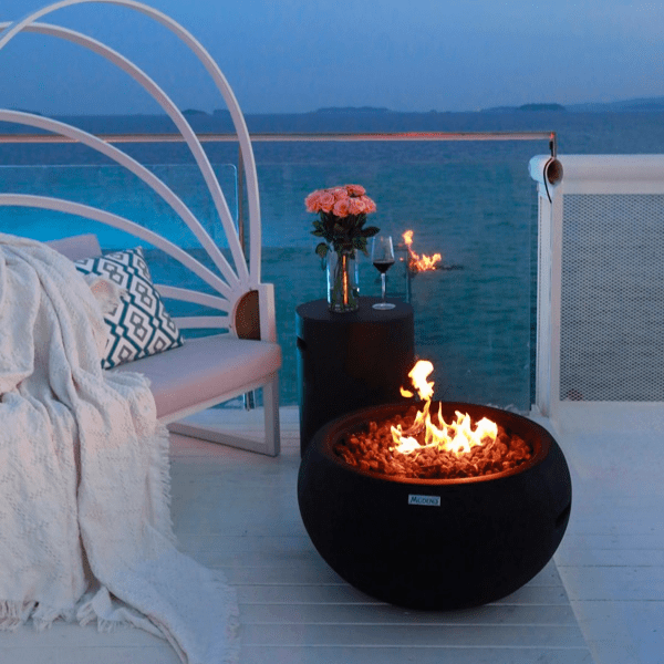 Modeno York round fire bowl
