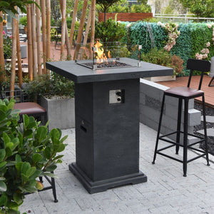 Elementi Montreal fire bar table