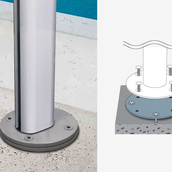 Concrete Mount Kit: Shademaker