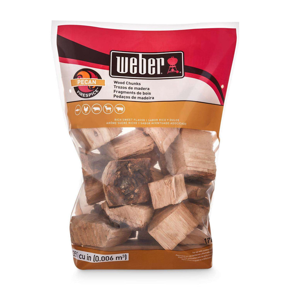 Weber Pecan Wood Chunks