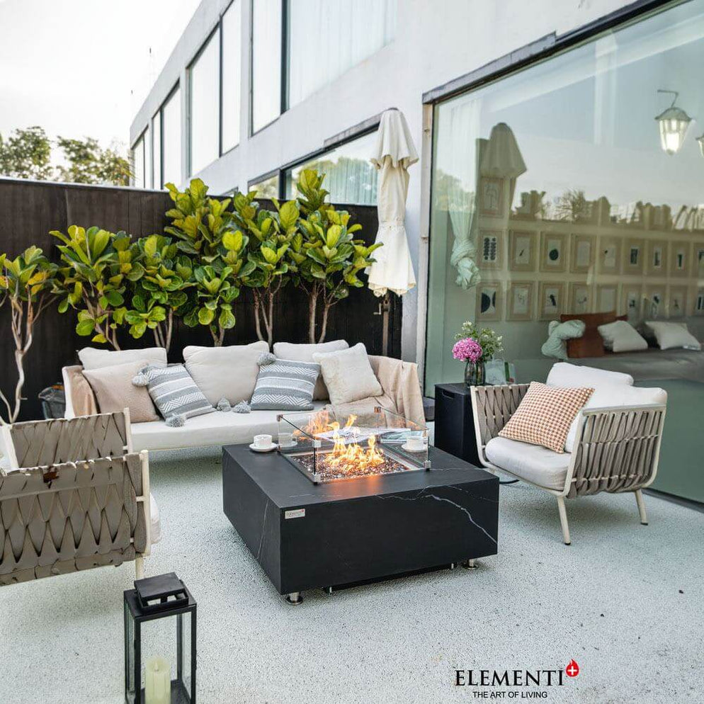 Elementi Sofia Porcelain Fire Table