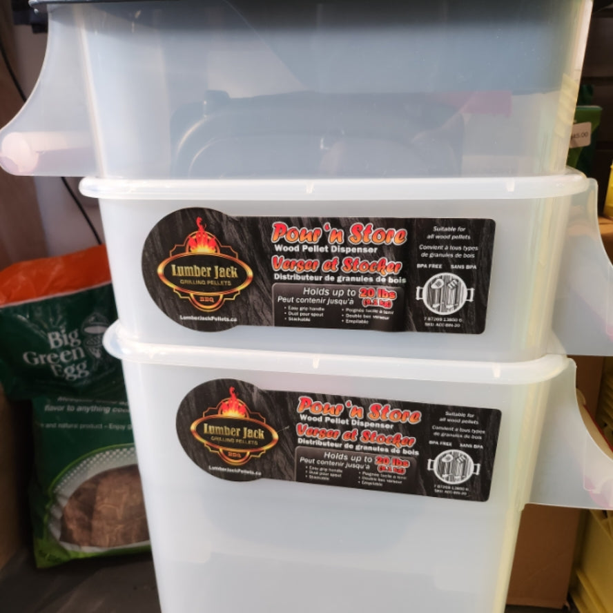 Lumberjack Pour n Store Pellet Dispenser 20lb