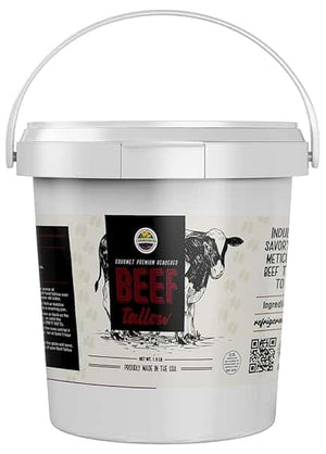 Cornhusker Kitchen Premium Rendered Beef Tallow Tub 1.5lbs