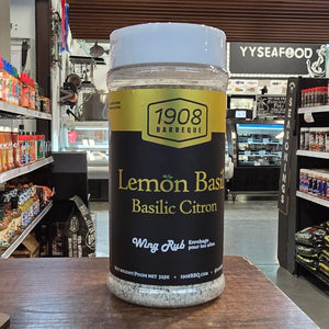 1908 BBQ Lemon Basil Rub 325g