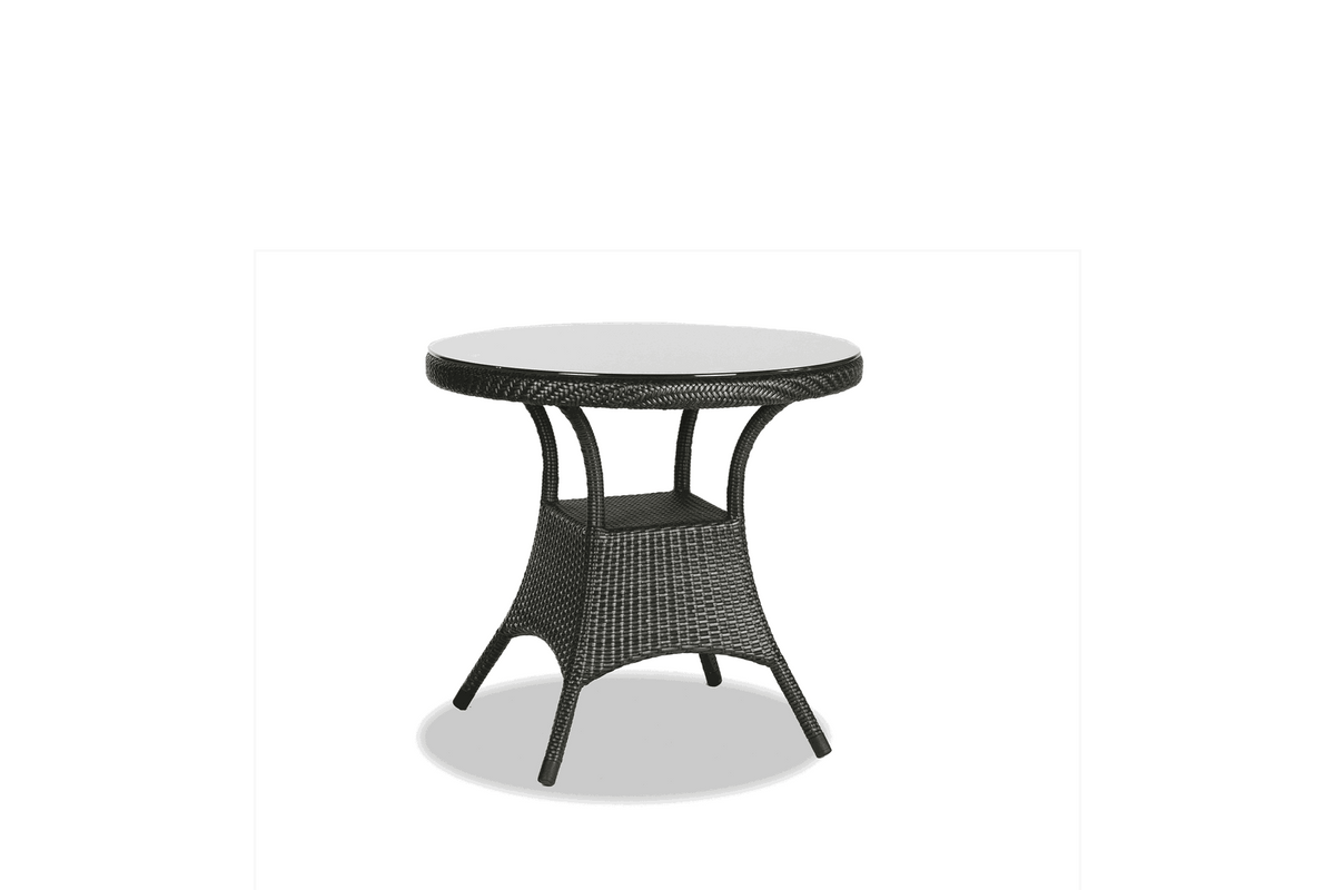 Ratana Palm Harbor 32in Rd Dining Table w/Clear Glass