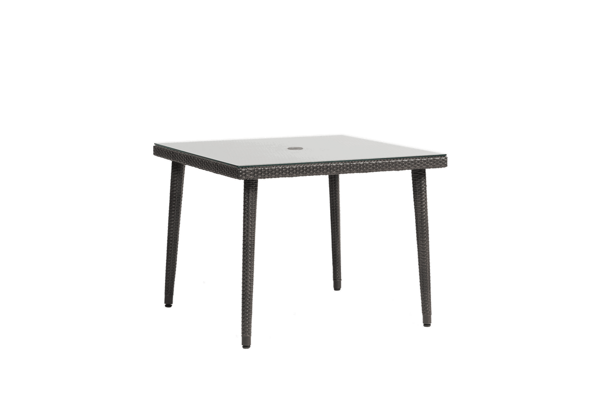Ratana Palm Harbor 38in Square Dining Table with Glass
