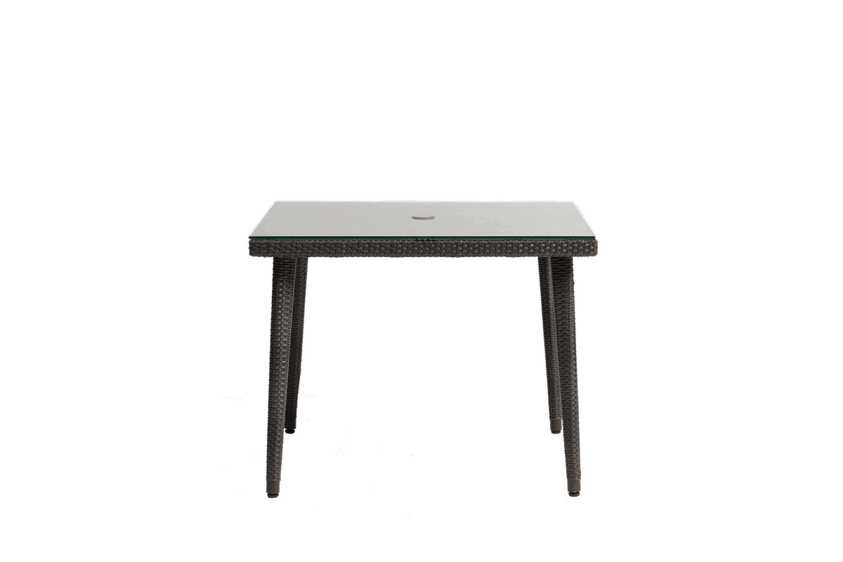 Ratana Palm Harbor 38in Square Dining Table with Glass