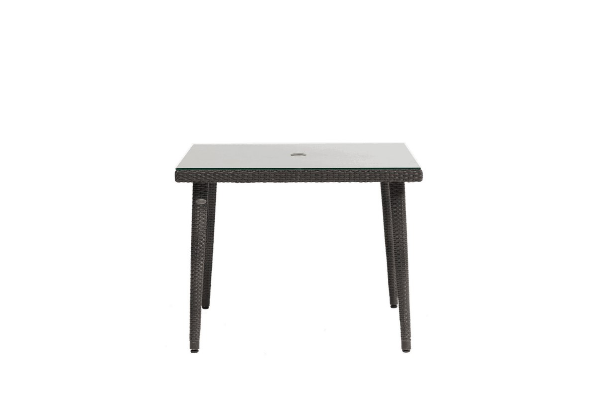 Ratana Palm Harbor 38in Square Dining Table with Glass