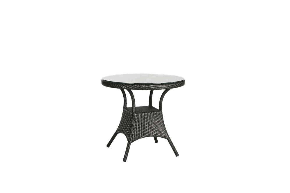 Ratana Palm Harbor 32in Rd Dining Table w/Clear Glass