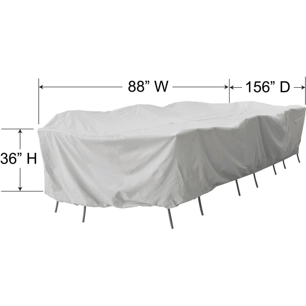 Treasure Garden X-Large Oval Rectangle Table Chairs Cover