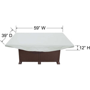 Treasure Garden Fire Table Cover 59 x 39