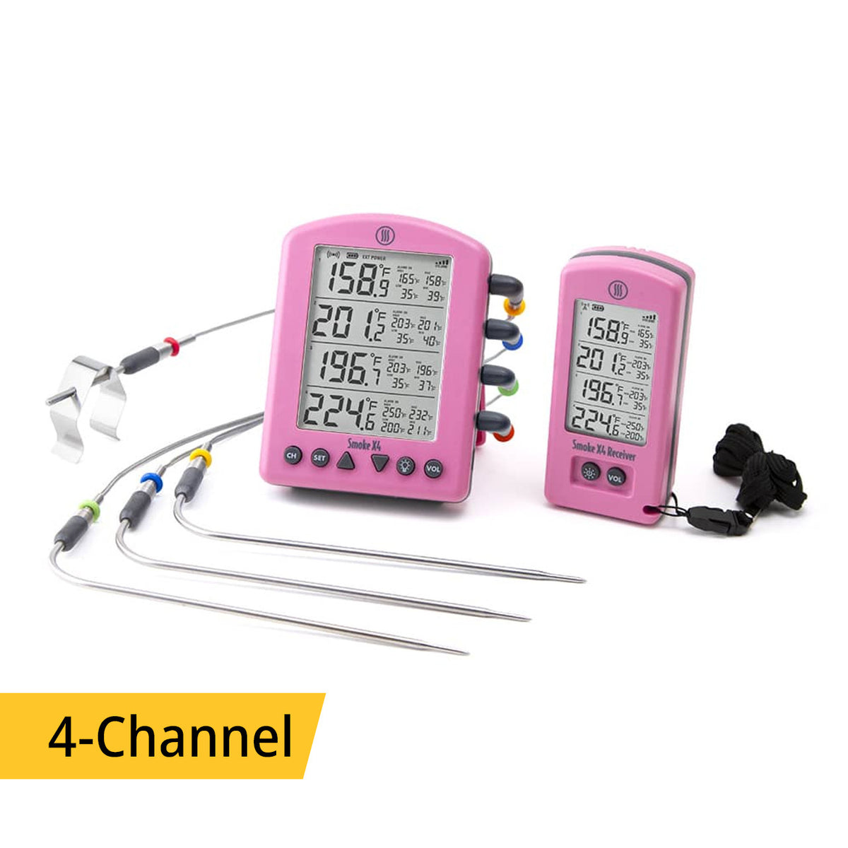 ThermoWorks Smoke X4® Long-Range Remote BBQ Alarm Thermometer