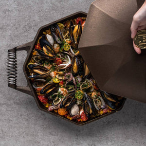 FINEX 12in Cast Iron Skillet & Lid