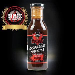 Motley Que Raspberry Chipotle BBQ Sauce