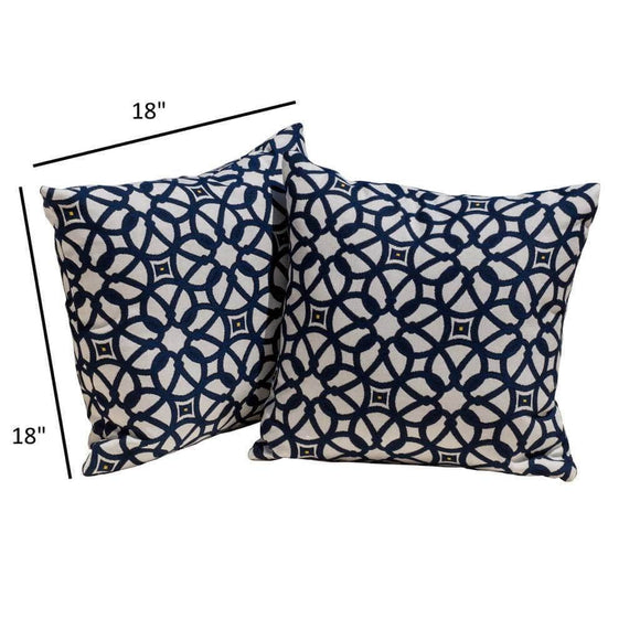 Ratana 18" Sq Toss Pillow w/zipper