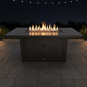Ratana Arlington fire table in showroom