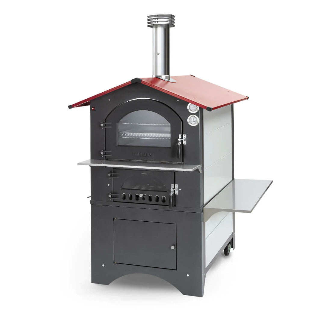 Fontana Forni Rosso Wood Oven 80