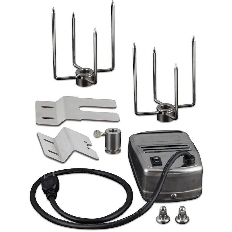 Saber Stainless Steel Rotisserie Kit With Case