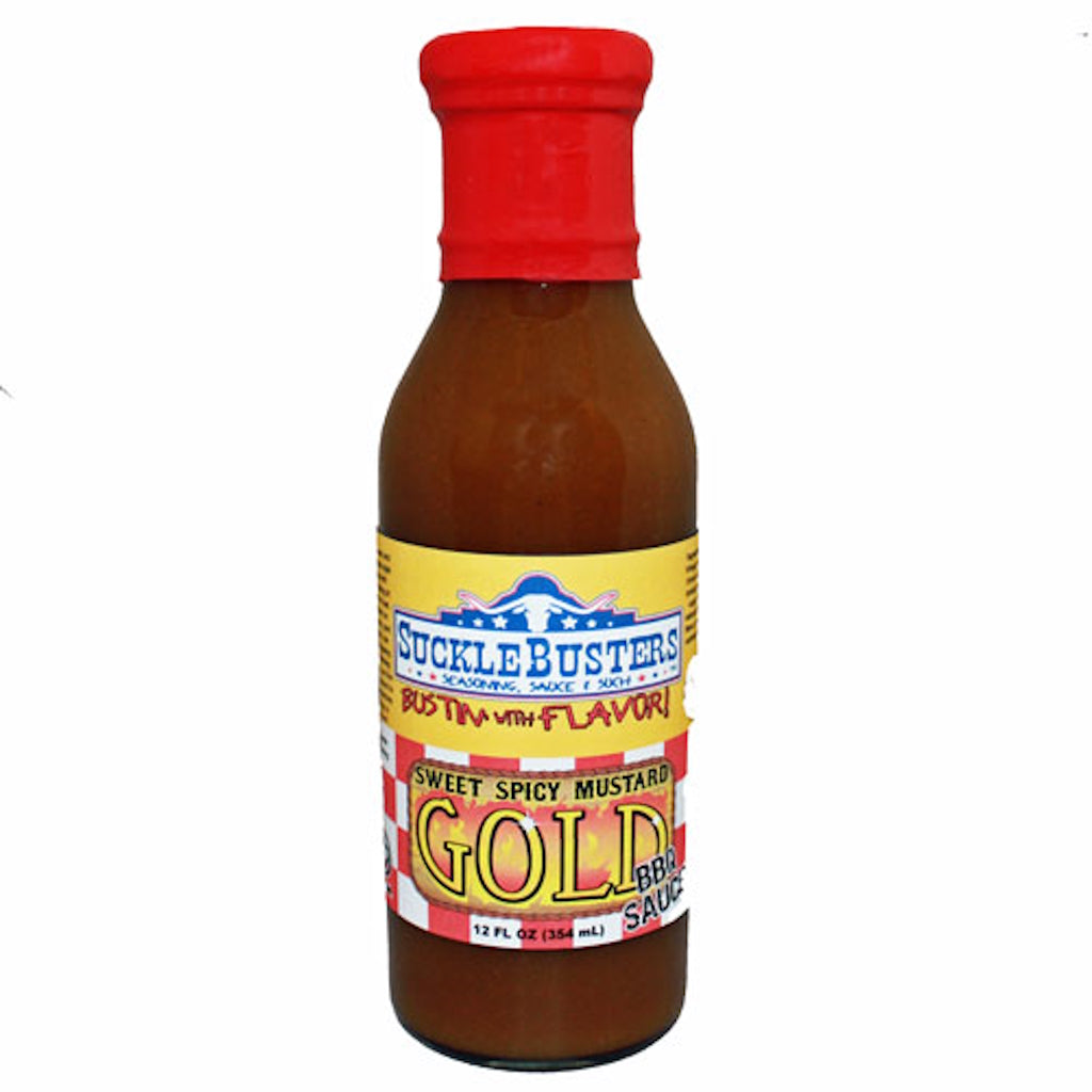 SuckleBusters Spicy Jalapeno Mustard Gold 12 fl oz