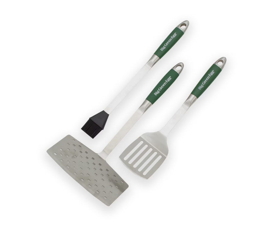 Big Green Egg Stainless Steel Custom BBQ Tool Set