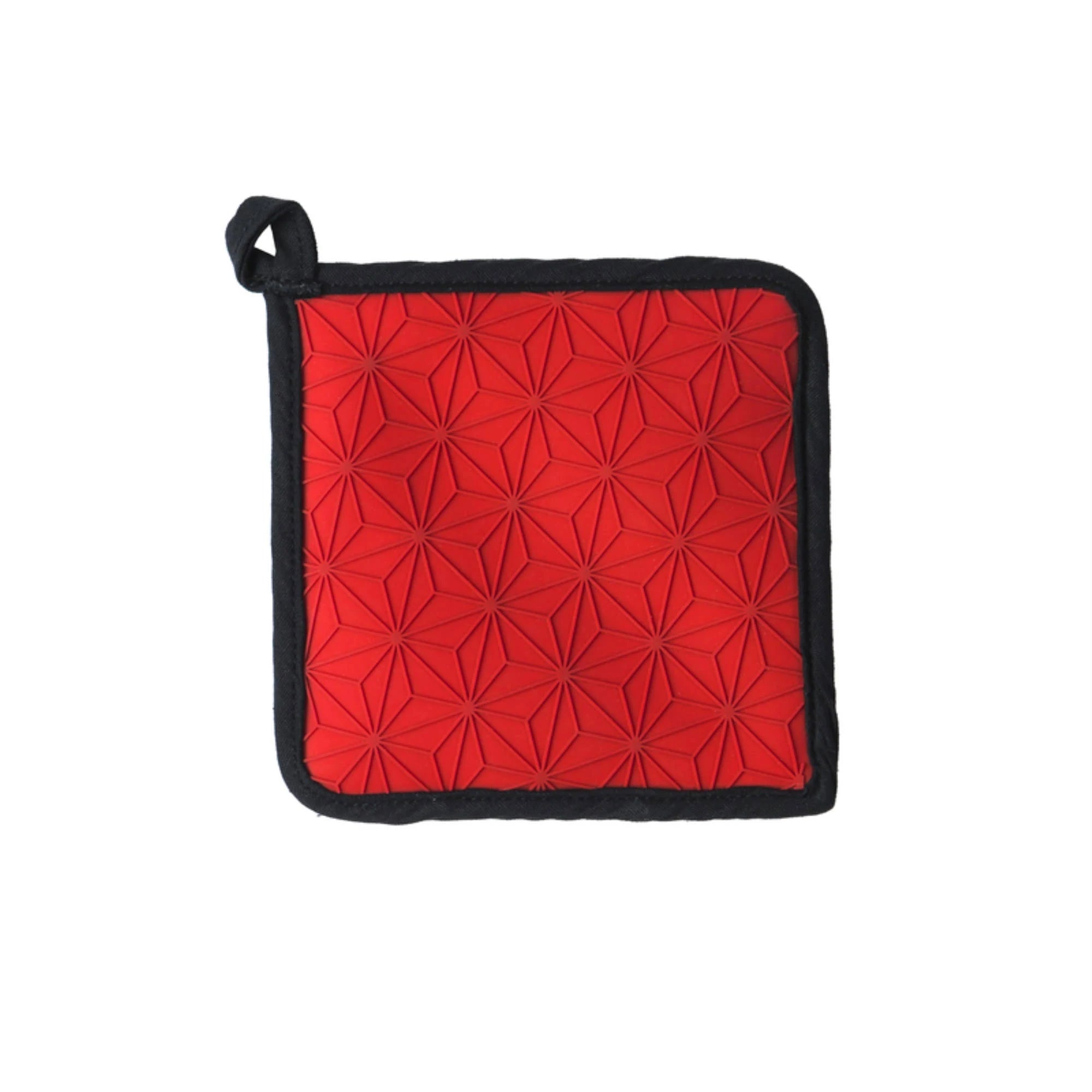Lodge Red Silicone & Fabric Potholder / Trivet