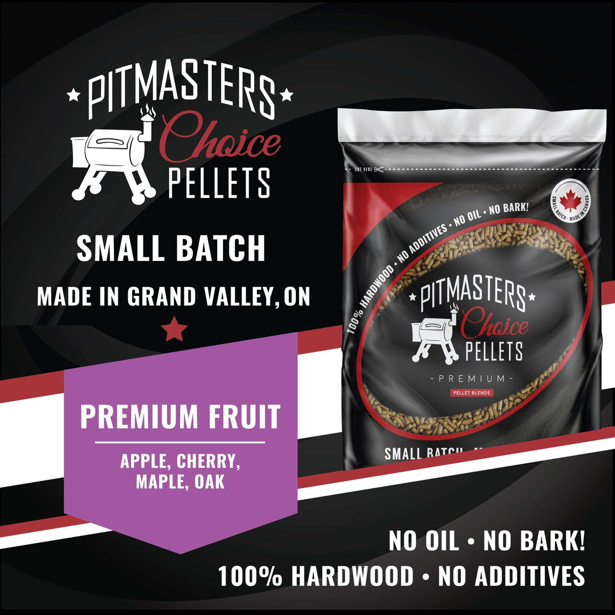 Pitmasters Choice Premium Fruit Blend Pellets 40lb