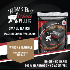 Pitmasters Choice Whisky Barrel Pellets 40lb