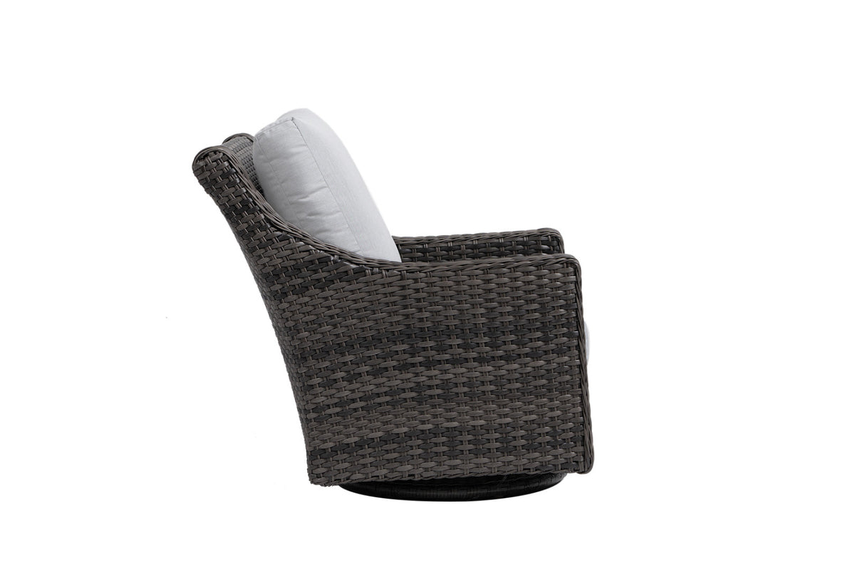 Ratana St. Martin Swivel Gliding Club Chair
