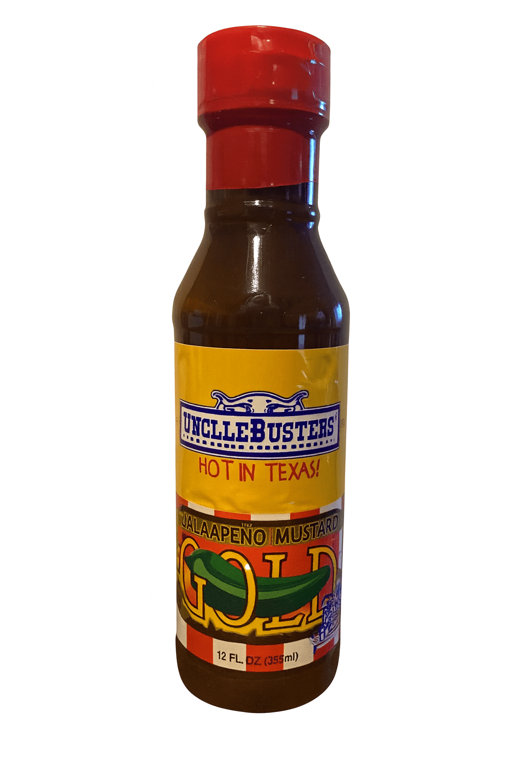 SuckleBusters Spicy Jalapeno Mustard Gold 12 fl oz