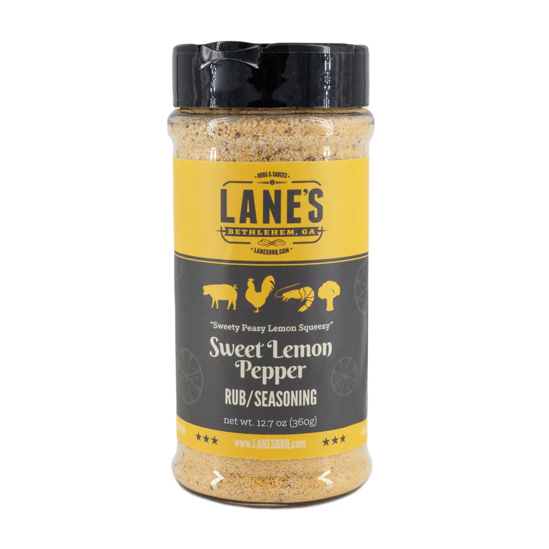 Lane's Sweet Lemon Pepper Rub 12oz