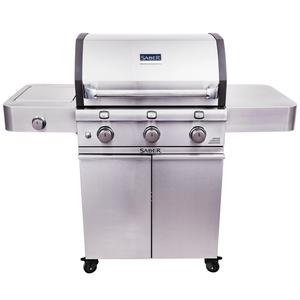 Saber 500 Deluxe Stainless 3-Burner Gas Grill (LP)