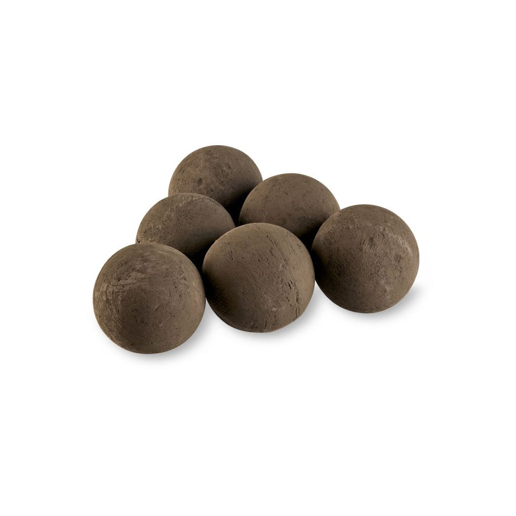Lite Stone Fire Balls 4" Set of 6