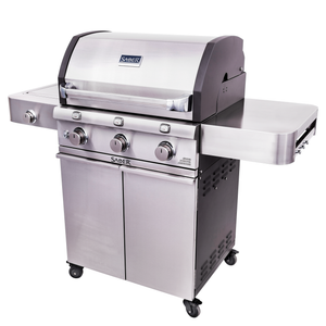 Saber 500 Deluxe Stainless 3-Burner Gas Grill (LP)