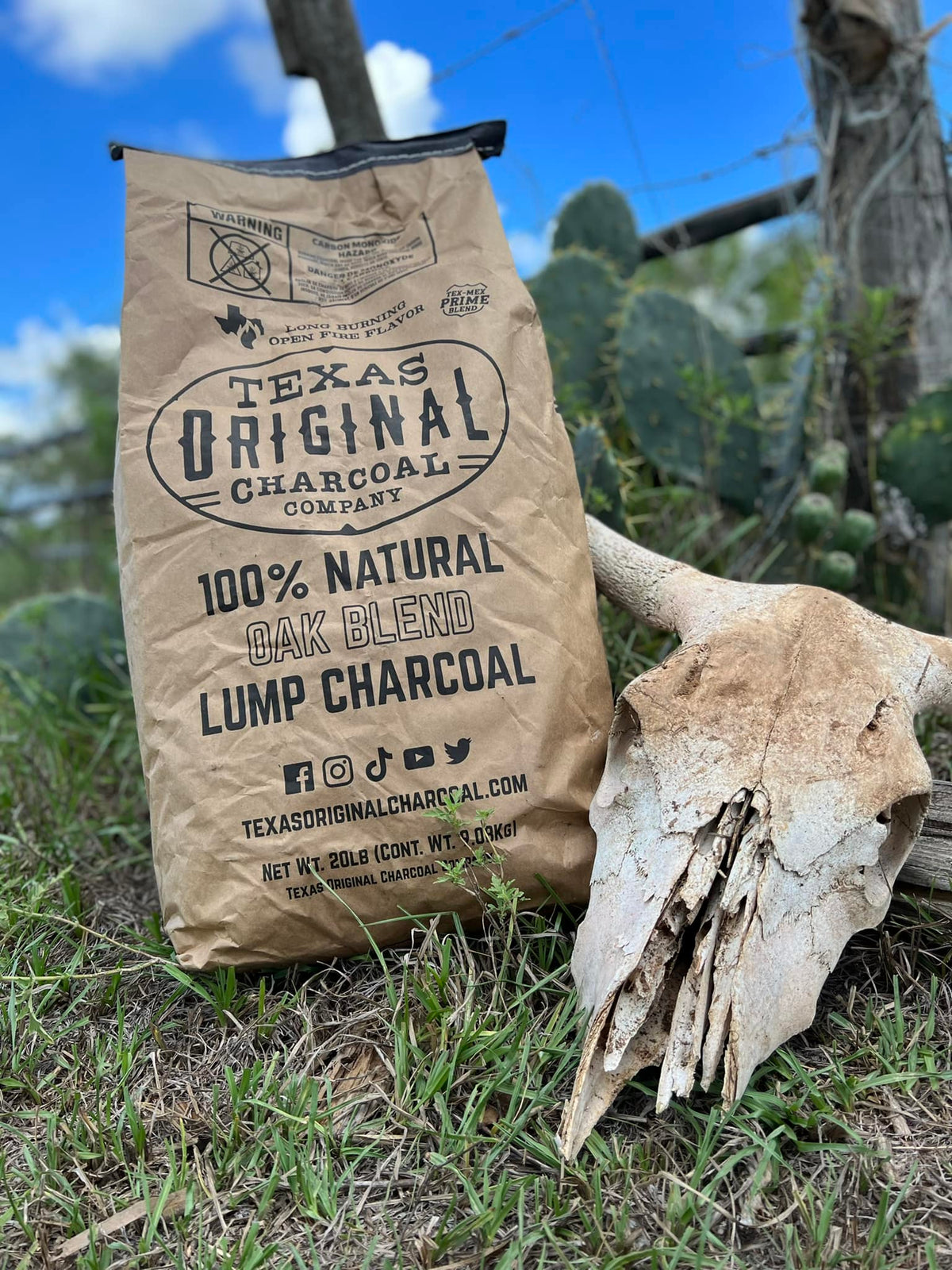 Texas Original 20lb Lump Charcoal