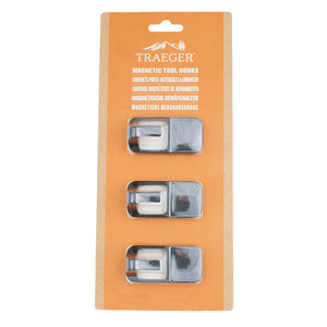 Traeger Grill Hopper Magnetic Tool Hooks - 3 Piece Set
