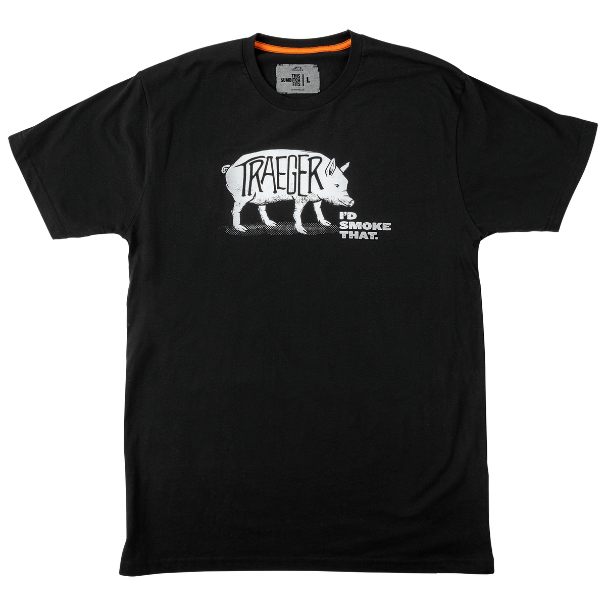 Traeger I'd Smoke That Pig T-Shirt Black