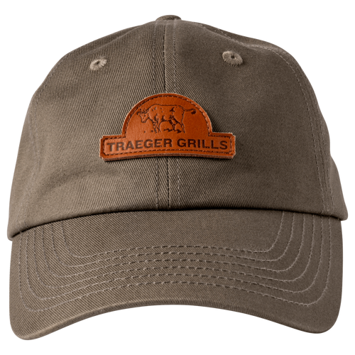 Traeger Leather Patch Cow Hat