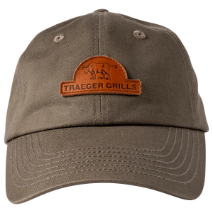 Traeger Leather Patch Cow Hat