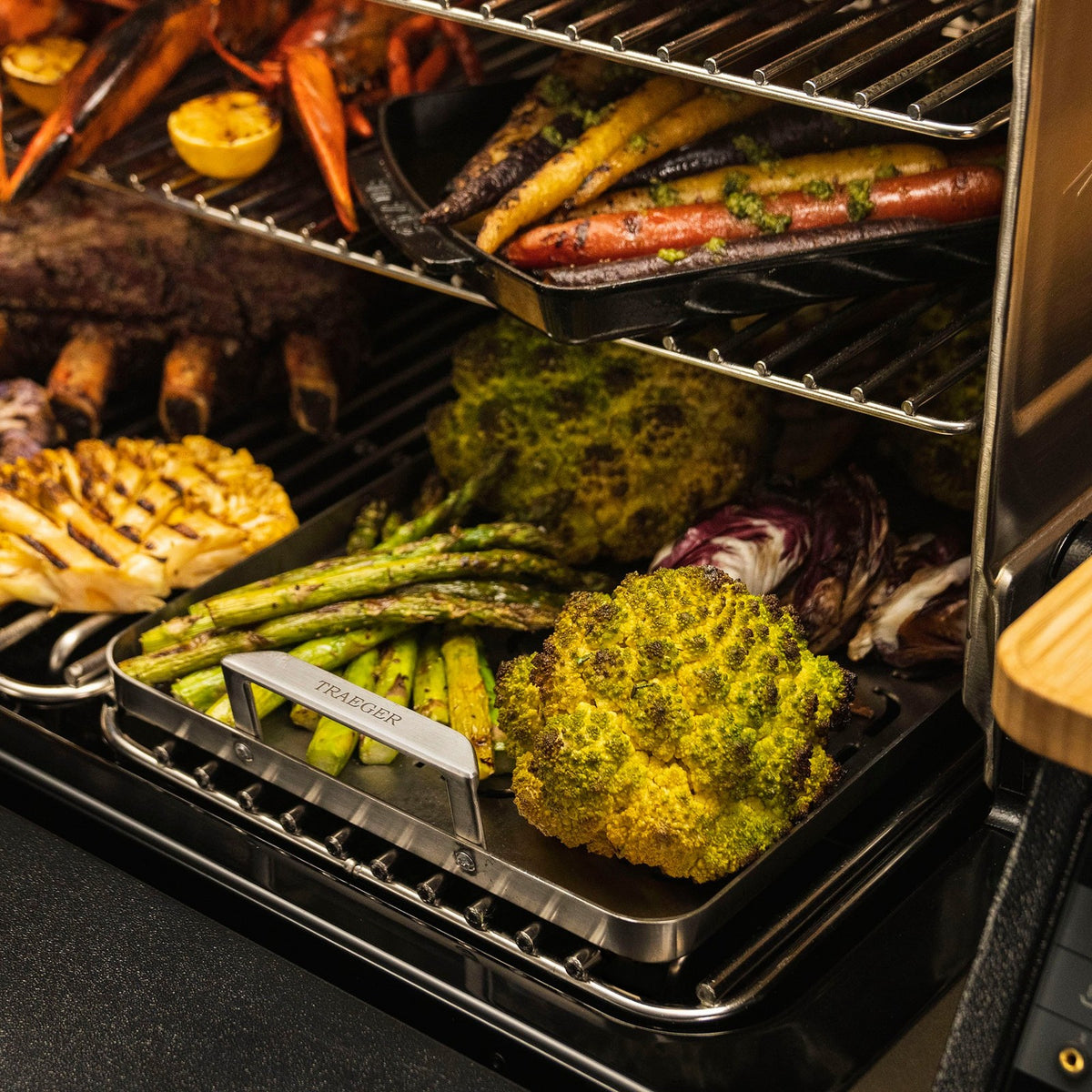 ModiFIRE Fish & Veggie Stainless Steel Grill Tray