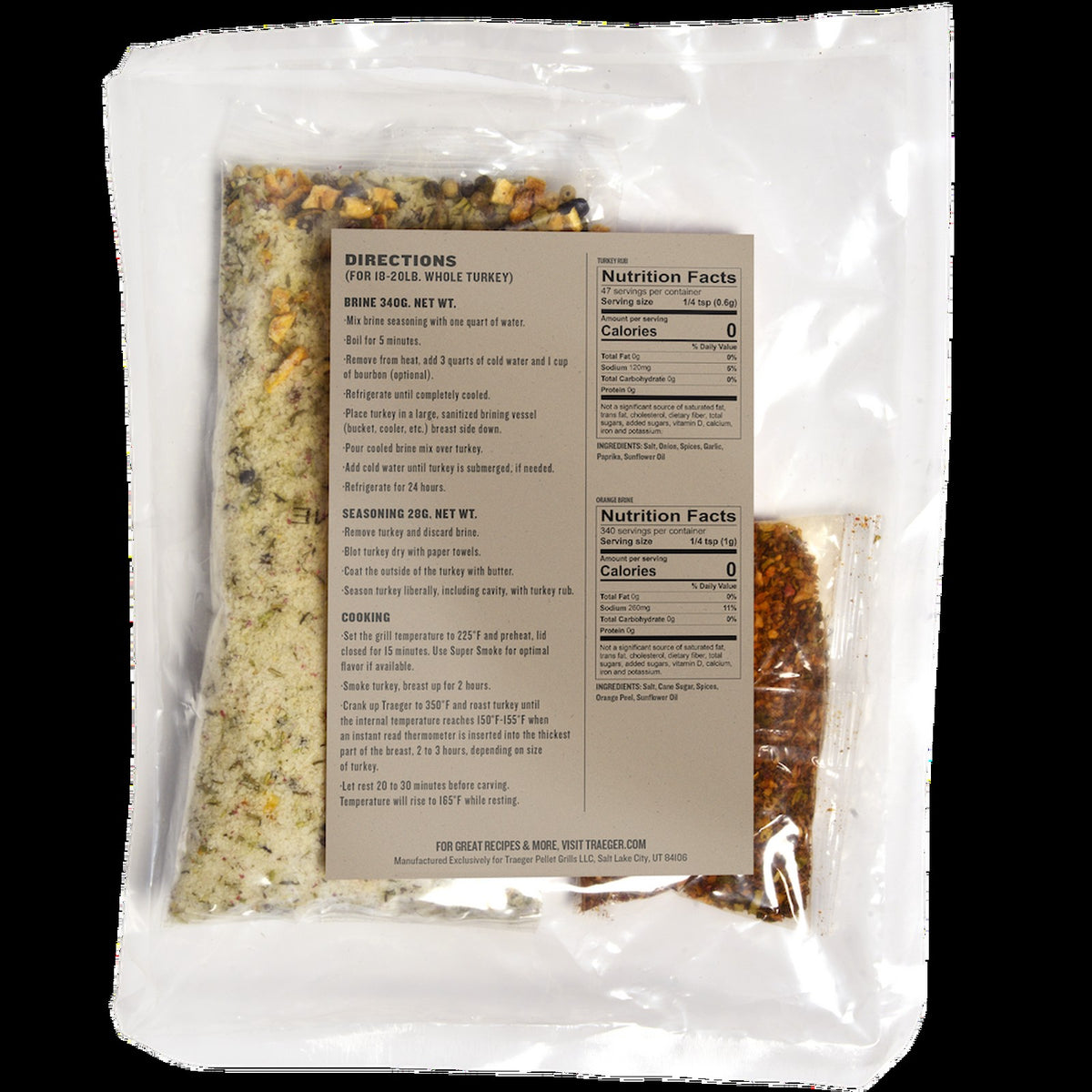 Limited Edition Turkey Blend Hardwood Pellets + Orange Brine + Turkey Rub Kit